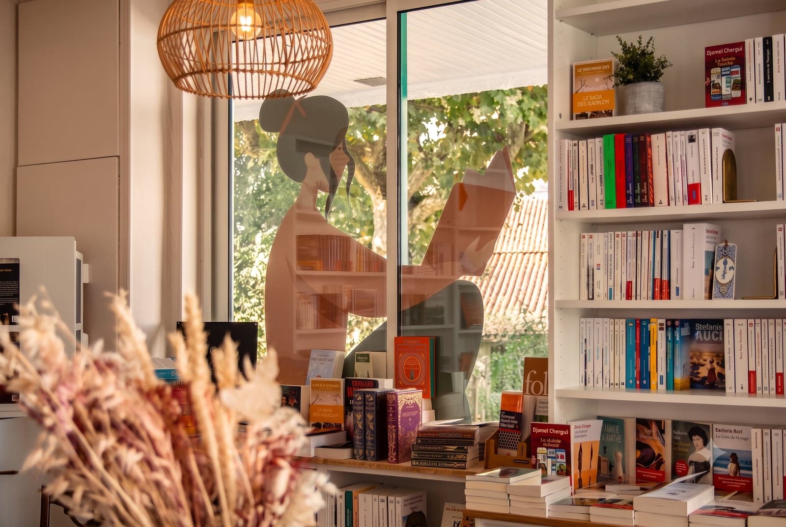 La vitrine de la librairie
